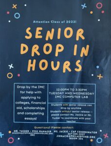 Senior drop in hours