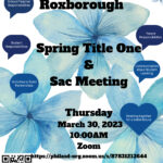Spring Title I Meeting & SAC Election 3/30/2023