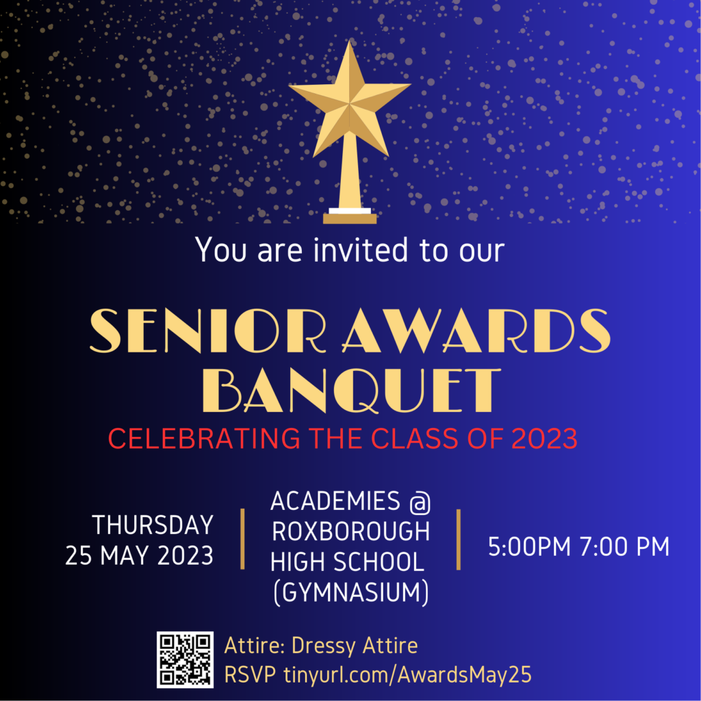Senior Awards Banquet Flyer