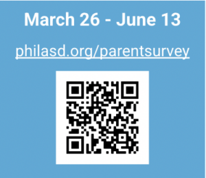 Parent survey QR code 